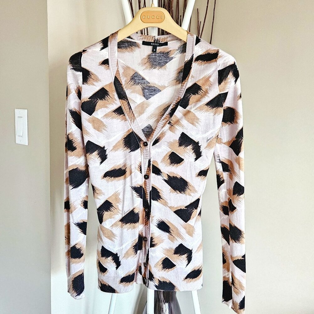 GUCCI Printed Cardigan